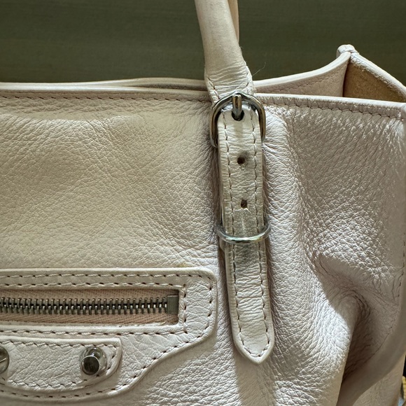 Balenciaga Papier Mini Leather Satchel (Pink) - Picture 5 of 8